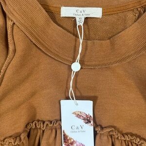 Chelsea & Violet Women's Brown Mini Dress